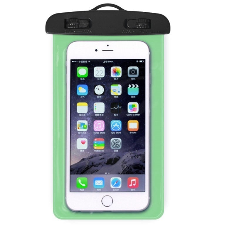 Universal Clear Mobile Phone Dry Pouch Waterproof without string