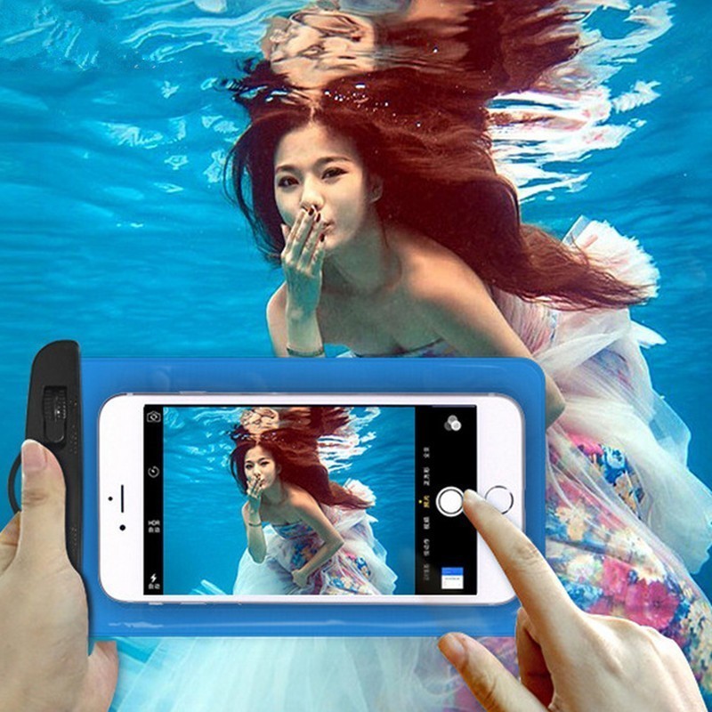Universal Clear Mobile Phone Dry Pouch Waterproof without string