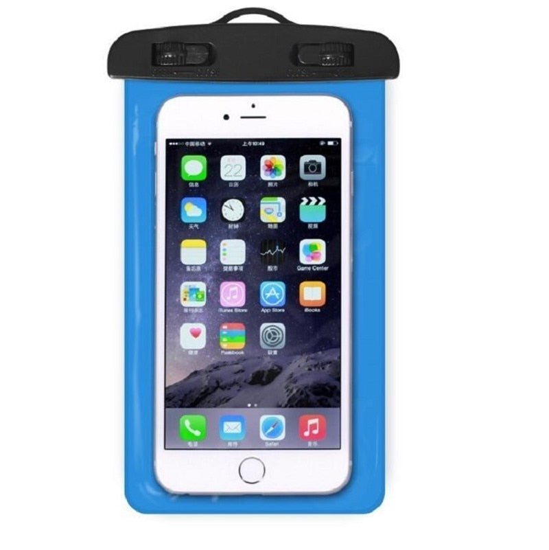Universal Clear Mobile Phone Dry Pouch Waterproof without string