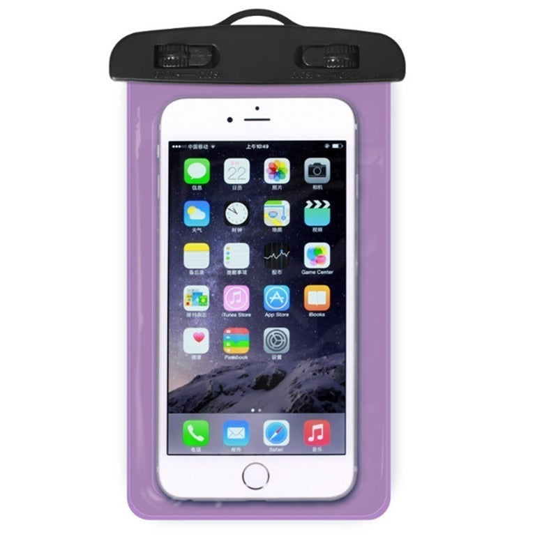 Universal Clear Mobile Phone Dry Pouch Waterproof without string