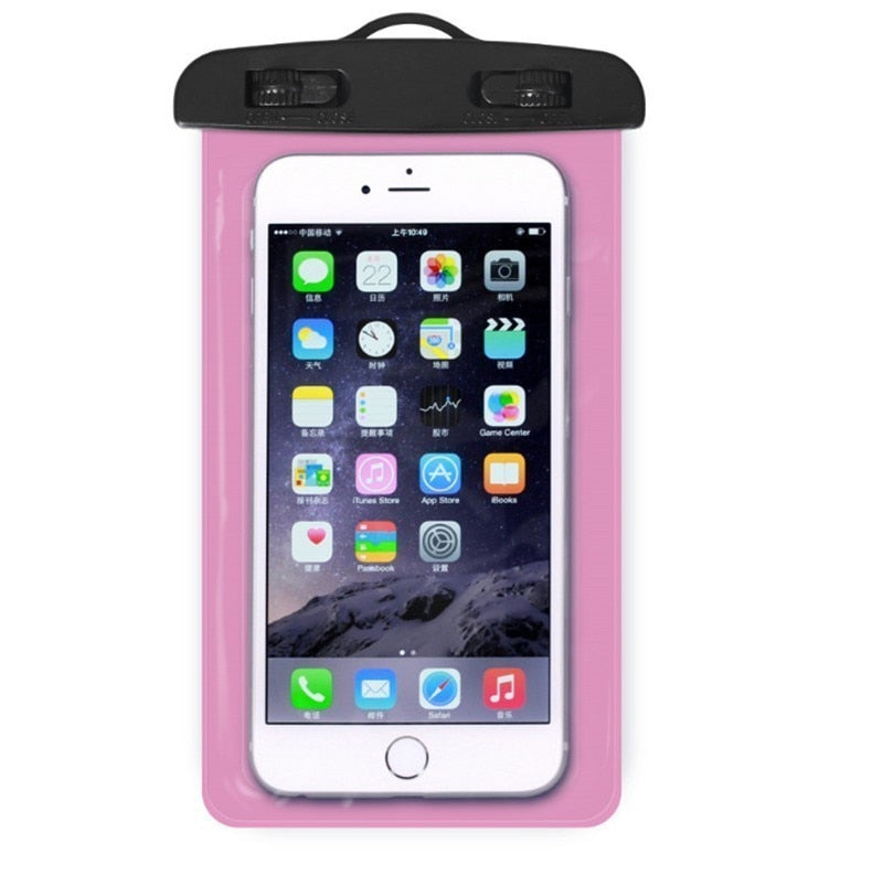 Universal Clear Mobile Phone Dry Pouch Waterproof without string