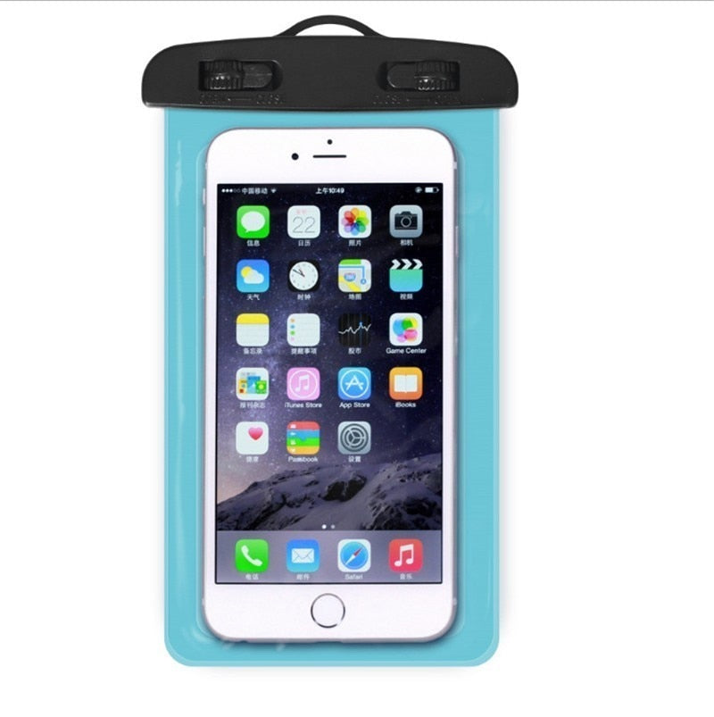 Universal Clear Mobile Phone Dry Pouch Waterproof without string